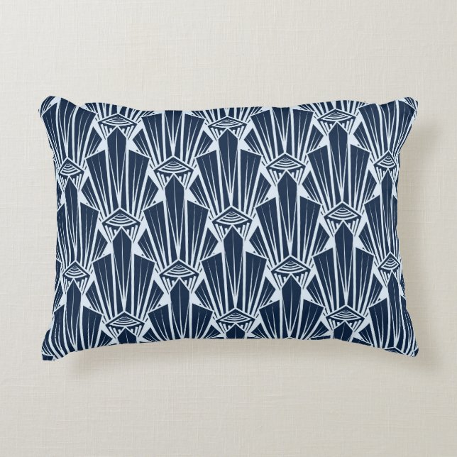 Geometric Elements: Stylized Modern Pattern Accent Pillow (Front)