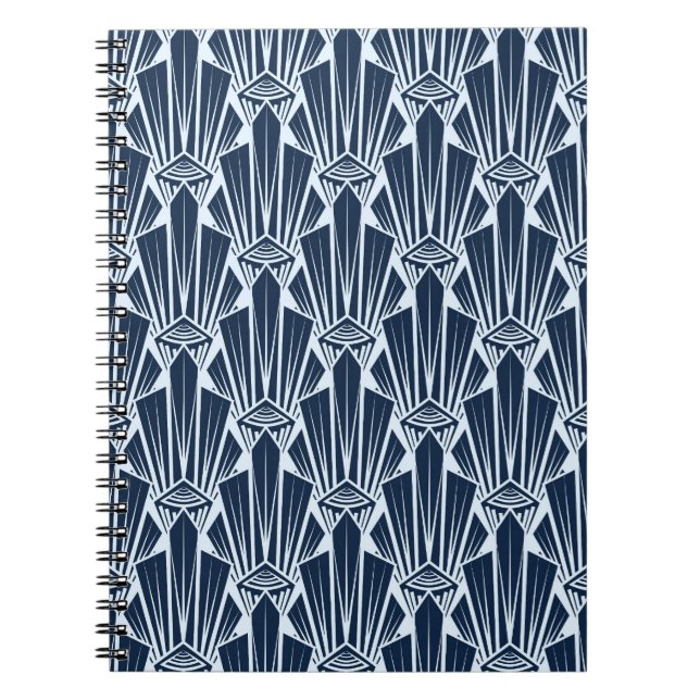 Geometric Elements: Stylized Modern Pattern Notebook (Front)