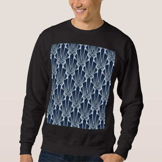 Geometric Elements: Stylized Modern Pattern Sweatshirt (Front)