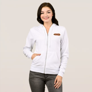 Geometric Embroidered Look Hoodie