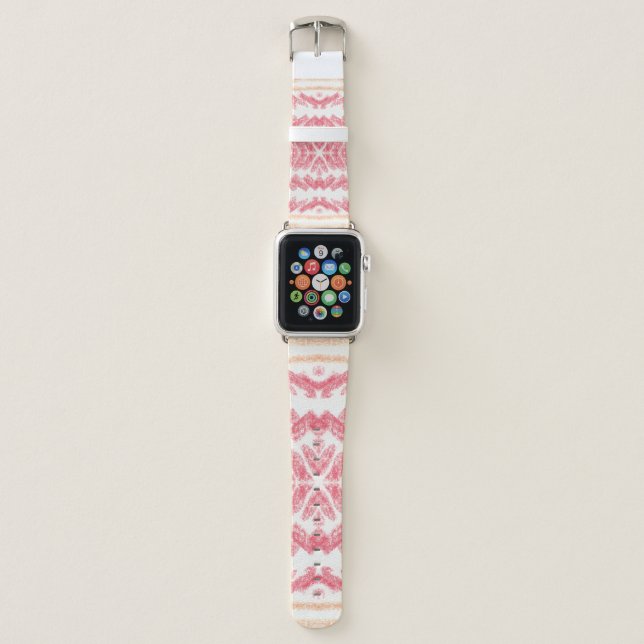 Geometric ethnic oriental seamless pattern. Tradit Apple Watch Band (Front)