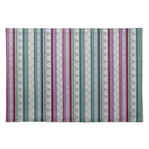 geometric ethnic tribal pattern of American Indian Cloth Placemat