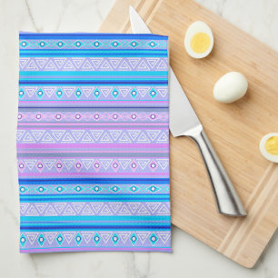 geometric ethnic tribal pattern of American Indian Kitchen Towel