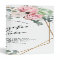 Geometric Eucalyptus Floral Wedding Invitation