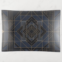 Geometric Executive Trinket Tray | Modern Luxury