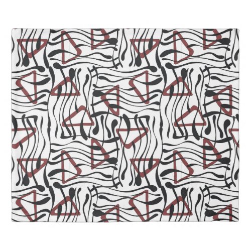 Geometric Fabric Artistic Pattern Design Duvet Cover