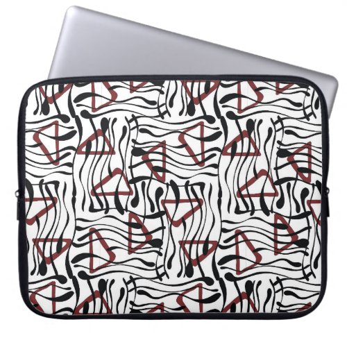 Geometric Fabric Artistic Pattern Design Laptop Sleeve