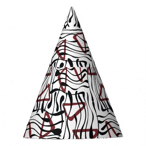Geometric Fabric Artistic Pattern Design Party Hat