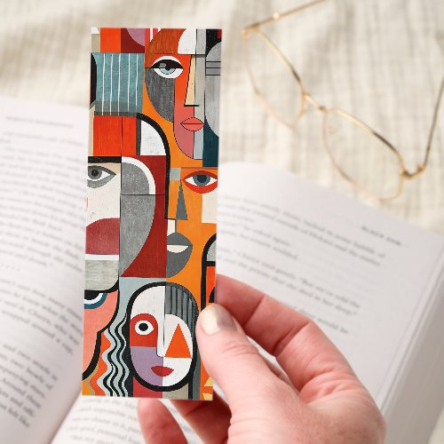 Geometric Faces Bookmarks