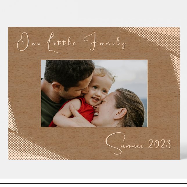 Geometric Family Date Custom Wood Picture Frames  (Creator Uploaded)