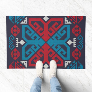 Geometric fashion classic cute-trendy colorful doormat