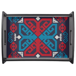 Geometric fashion classic cute-trendy colorful serving tray