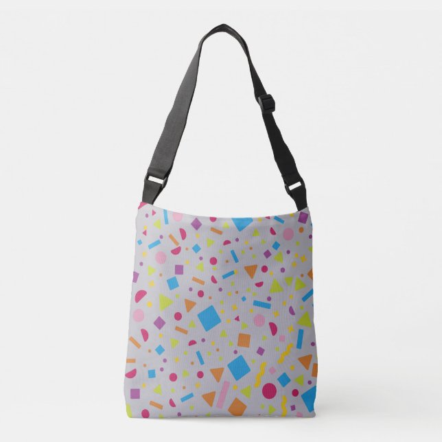 Geometric Figure Creation 2 Crossbody Bag (Front)