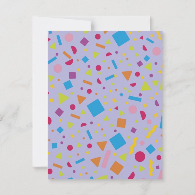 Geometric Figure Creation 3 Note Card (Front)