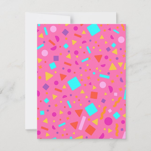 Geometric Figure Creation 4 Note Card (Front)