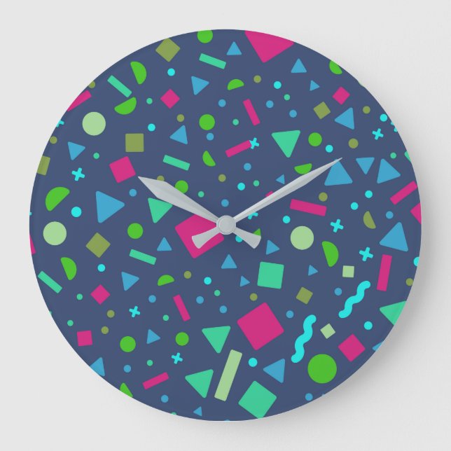 Geometric Figure Creation 5 Large Clock (Front)