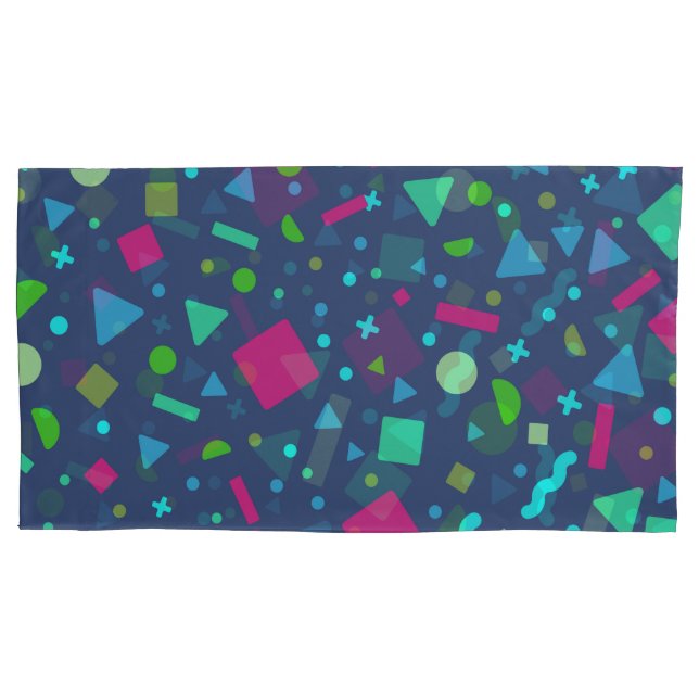 Geometric Figure Creation 5 Pillow Case (Front)