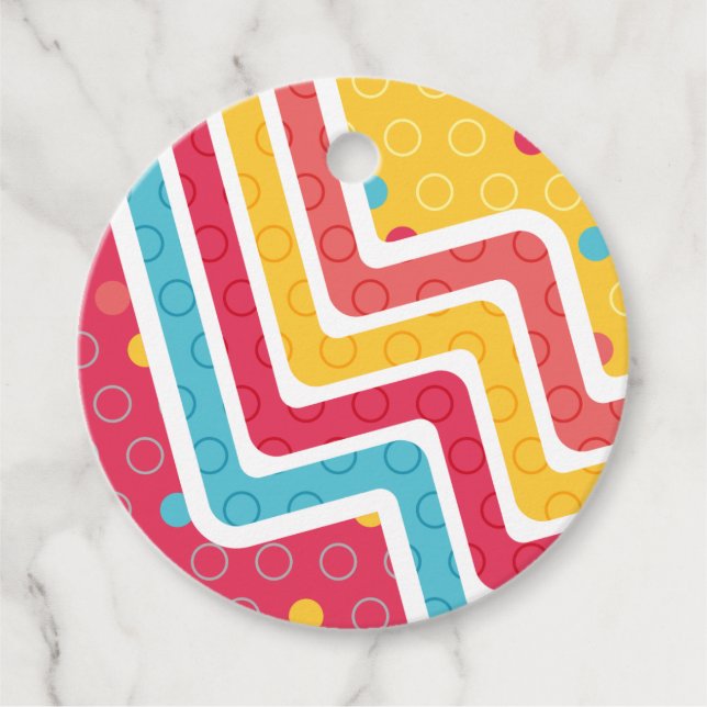Geometric Figure Creation Favor Tags (Front)