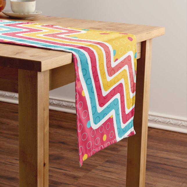Geometric Figure Creation Medium Table Runner (In Situ)