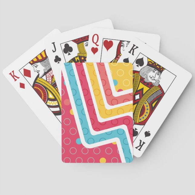 Geometric Figure Creation Poker Cards (Back)