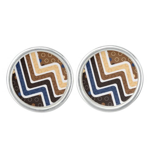 Geometric Figures 2 Cufflinks