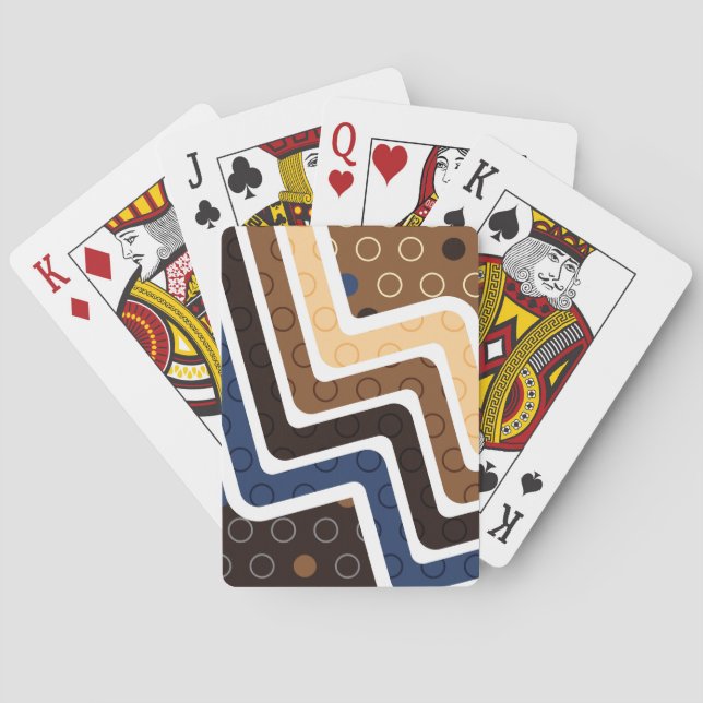 Geometric Figures 2 Poker Cards (Back)