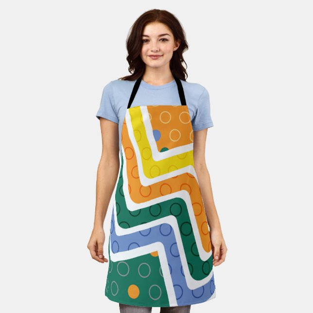 Geometric Figures 3 Apron (Worn)