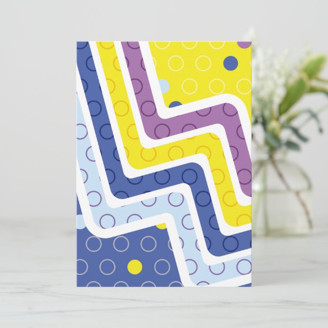 Geometric Figures 5 Card (Standing Front)
