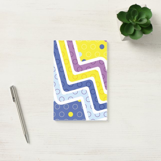 Geometric Figures 5 Post-it Notes (Office)