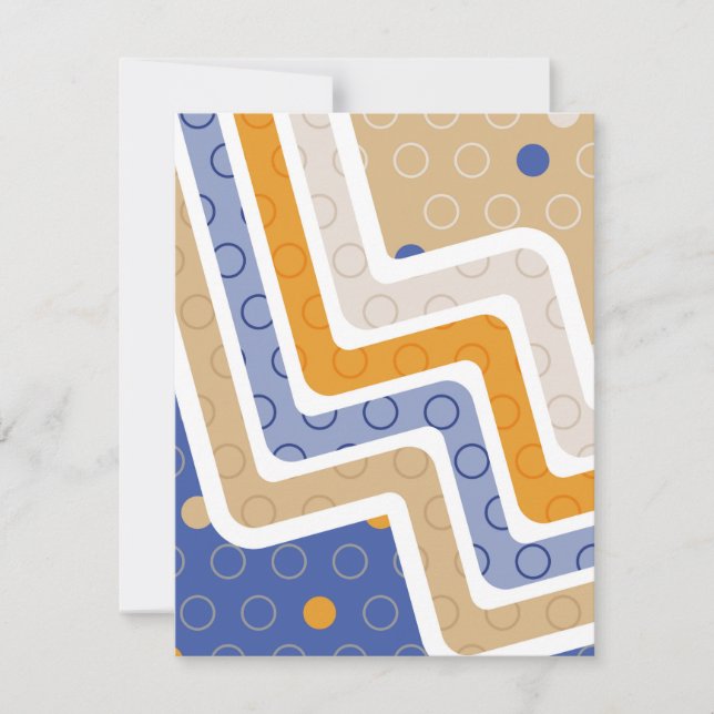 Geometric Figures 6 Note Card (Front)