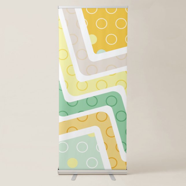 Geometric Figures 7 Retractable Banner (Front)