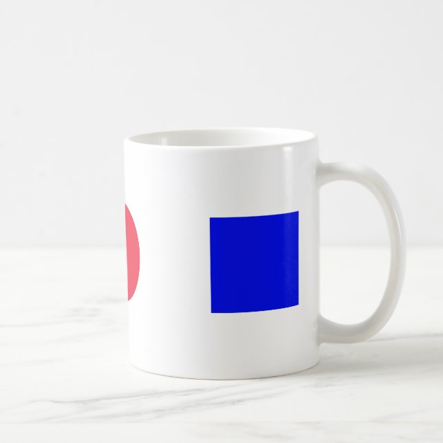 Geometric figures coffee mug (Right)
