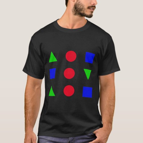 geometric figures colors T_Shirt