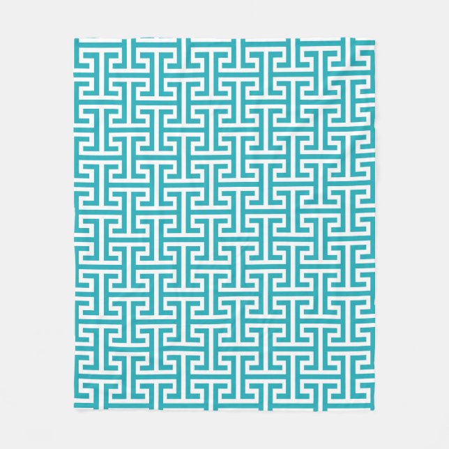 Geometric Fleece Blanket (Front)