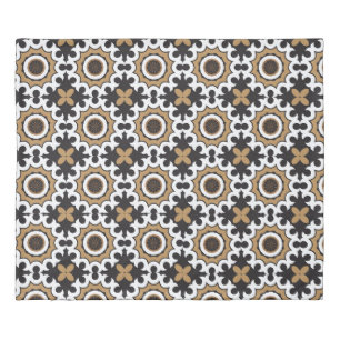 Geometric Floral Duvet Cover 