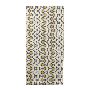 Geometric Floral Pattern Cloth Napkin