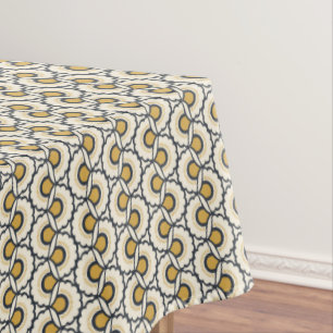 Geometric Floral Pattern Tablecloth