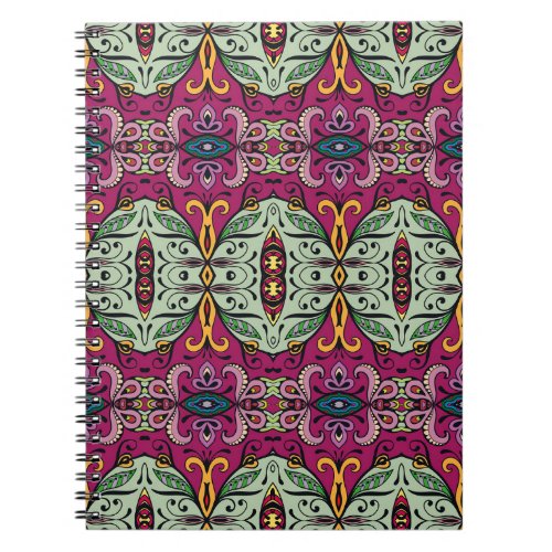 Geometric Floral Tribal Ethnic Doodle Notebook