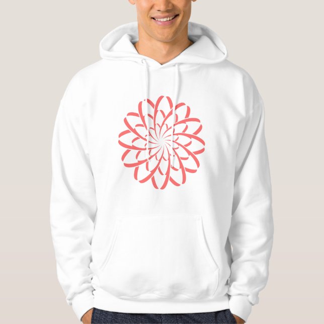 Geometric Flower 02 Hoodie (Front)
