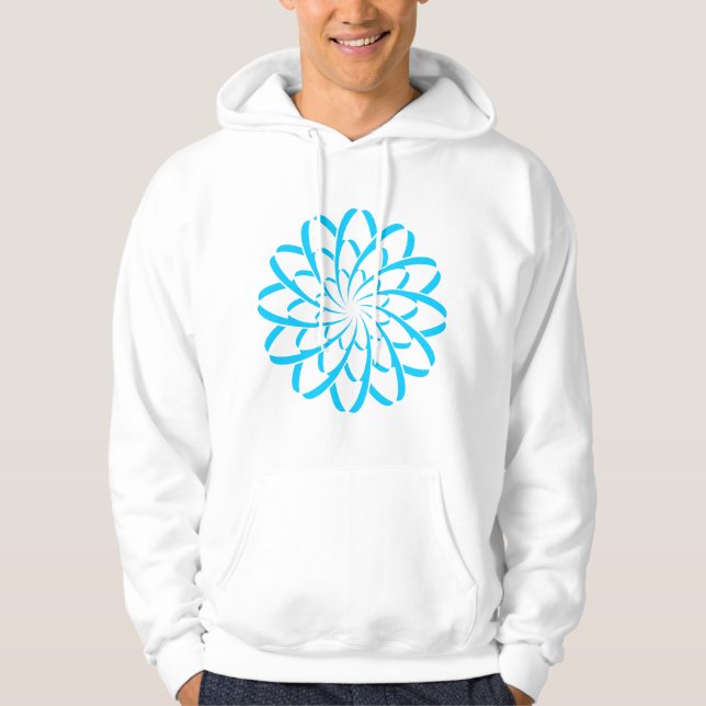Geometric Flower 02 Hoodie (Front)