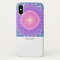 Geometric flower iPhone XS case