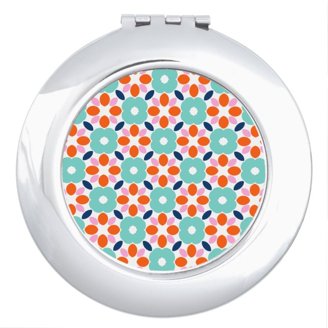 Geometric Flower compact mirror (Front)