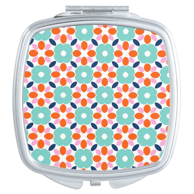 Geometric Flower compact mirror (Front)