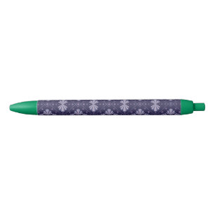Geometric Flower Petals Abstract Repeat Pattern Pen
