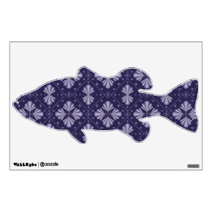 Geometric Flower Petals Abstract Repeat Pattern Wall Decal