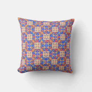 Geometric Flower Pillows