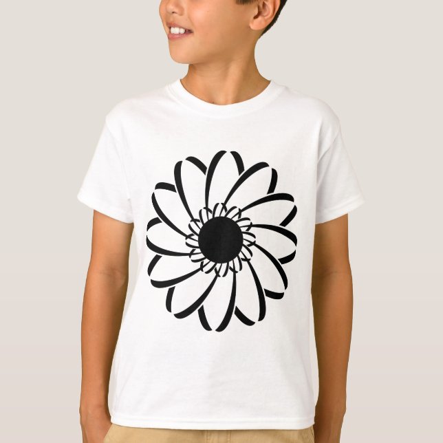 Geometric Flower T-Shirt (Front)