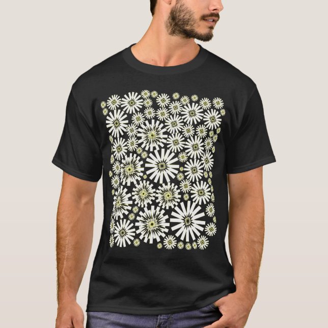Geometric Flowers T-Shirt (Front)