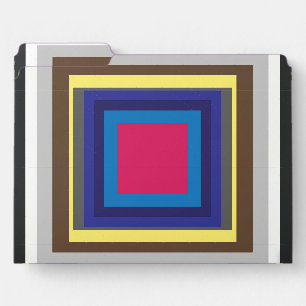Geometric Focal Wall Decor Print File Folder