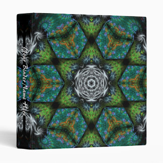 Geometric Forest Star Custom Binder